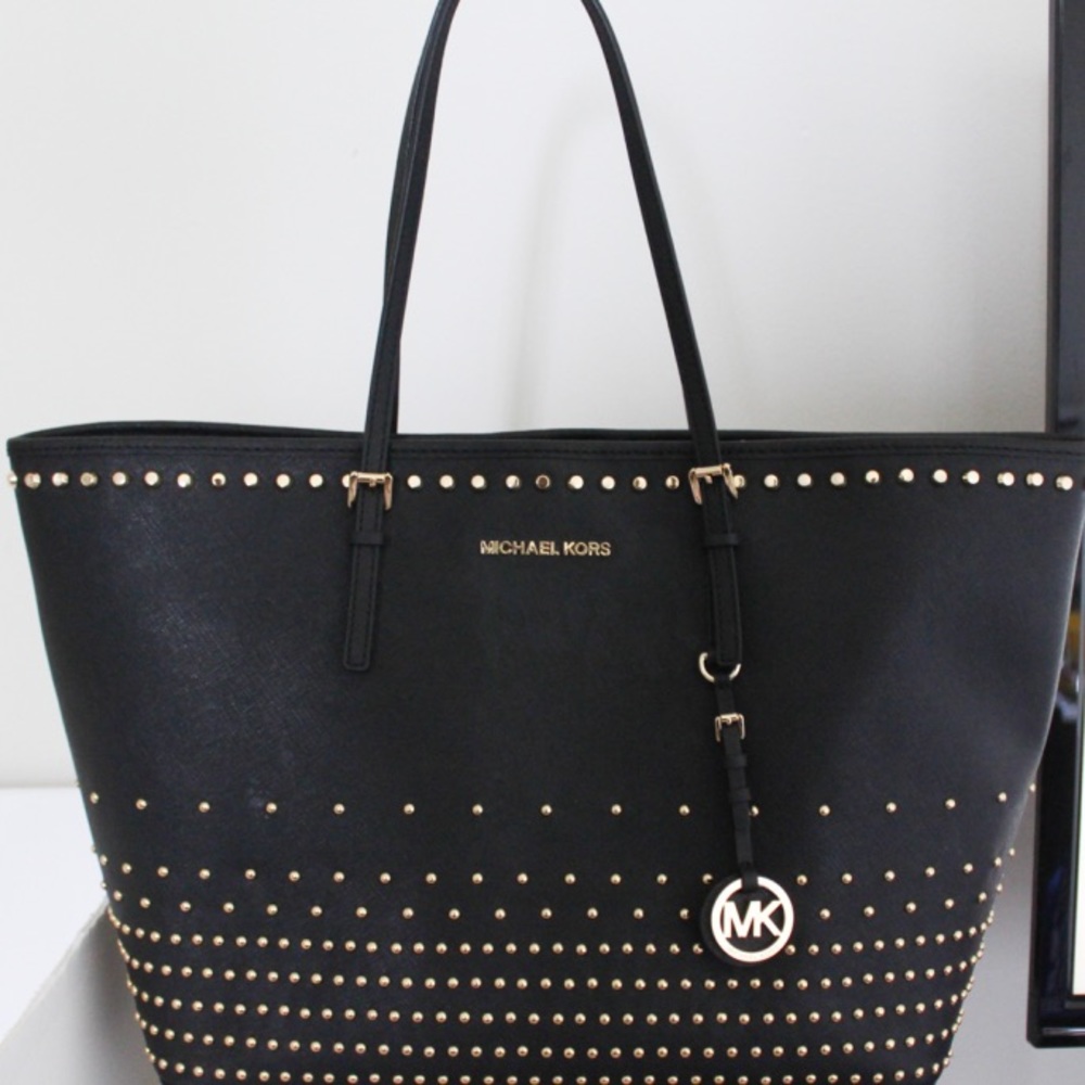 Michael Kors Jet Set Travel Stud Degrade Tote